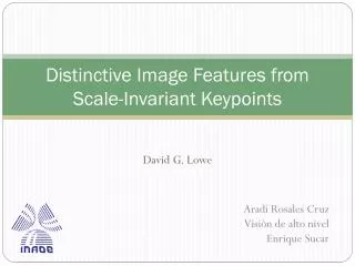 distinctive image features from scale invariant keypoints