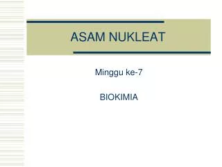 asam nukleat
