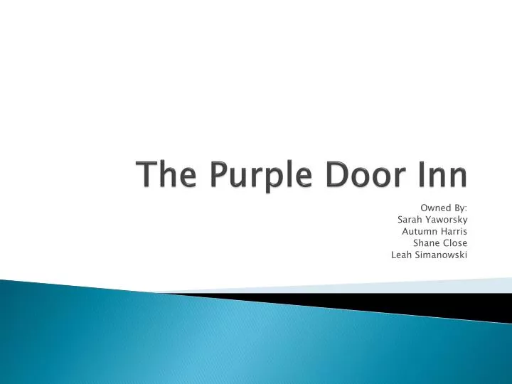 the purple door inn
