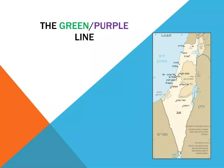 the green purple line