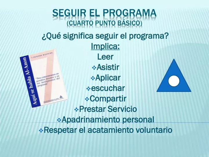 seguir el programa cuarto punto b sico