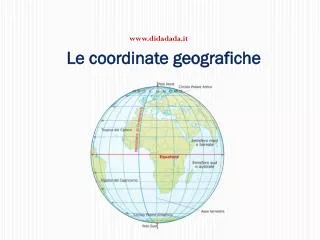 le coordinate geografiche