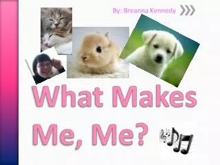 What Makes Me, Me?