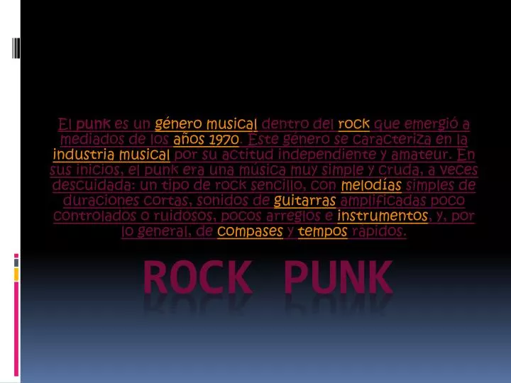 rock punk