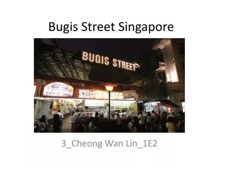 bugis street singapore