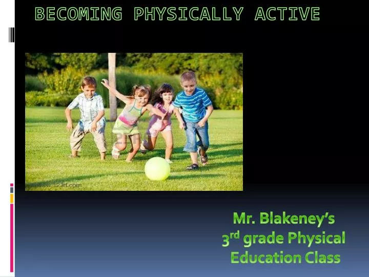 becoming physically active