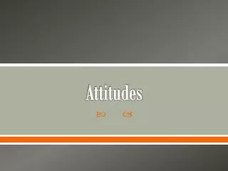 Attitudes