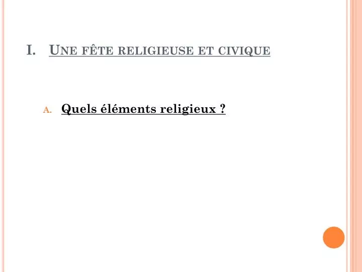 une f te religieuse et civique