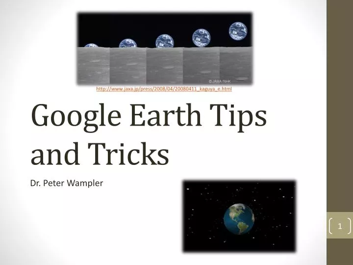google earth tips and tricks