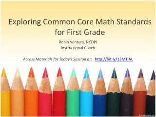 Exploring Common Core Math Standards for First Grade