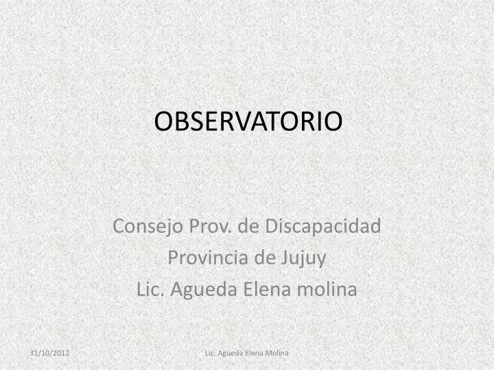 observatorio