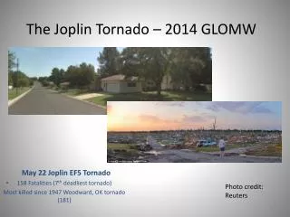 The Joplin Tornado – 2014 GLOMW