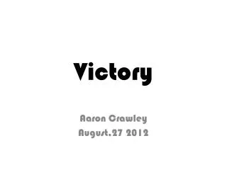 Victory