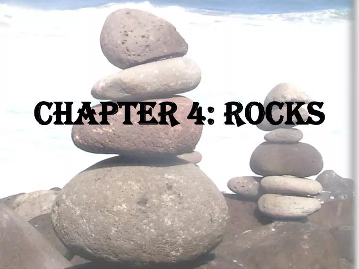 chapter 4 rocks