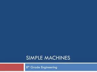 simple machines