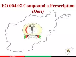 EO 004.02 Compound a Prescription (Dari)