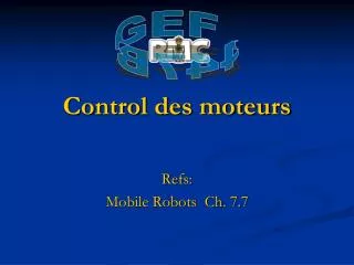 control des moteurs