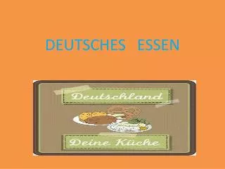 deutsches essen