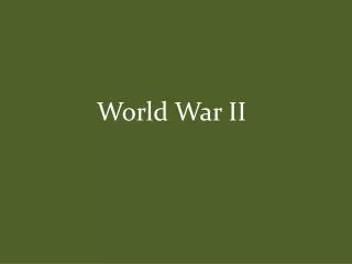 World War II