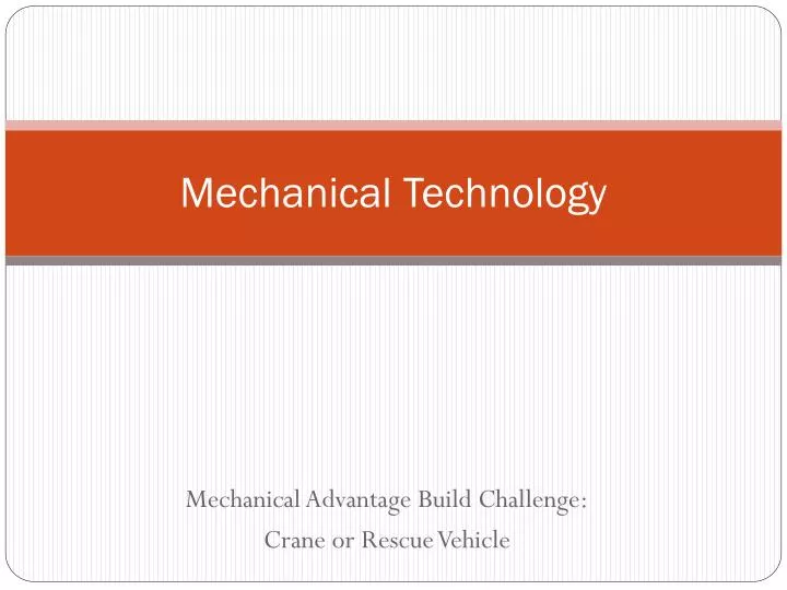 mechanical technology