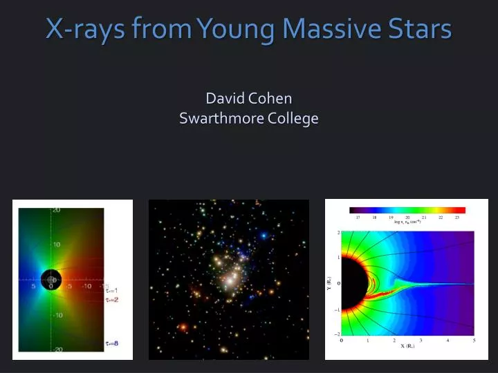 x rays from young massive stars