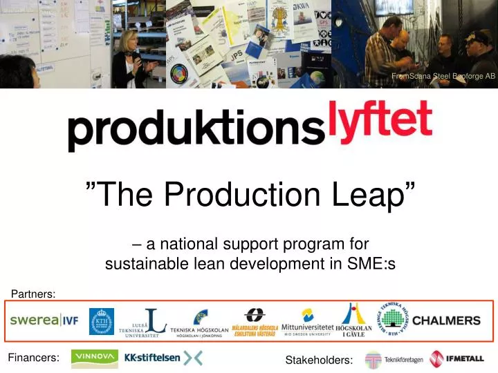 the production leap a national support program for sustainable lean development in sme s