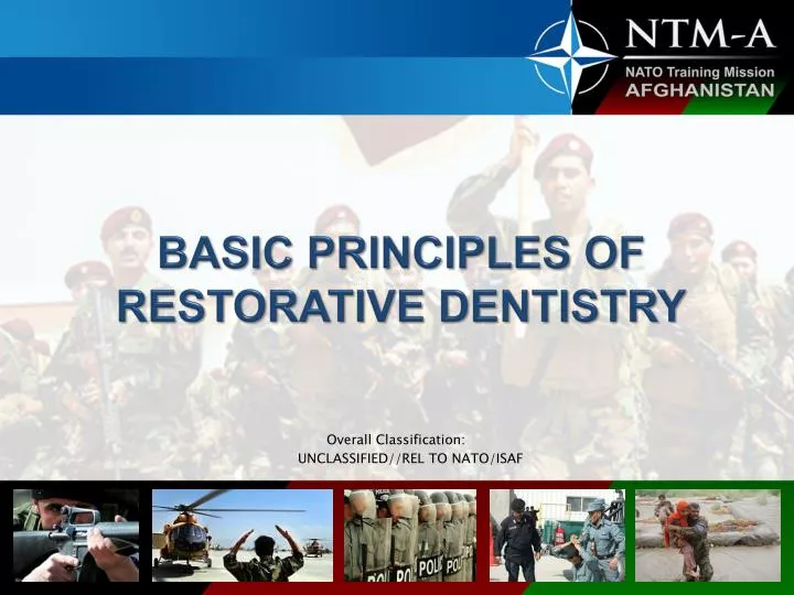 basic principles of restorative dentistry