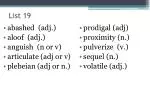 Understanding Key Vocabulary: Abashed, Aloof, and More - slide 1