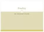Poultry - slide 1