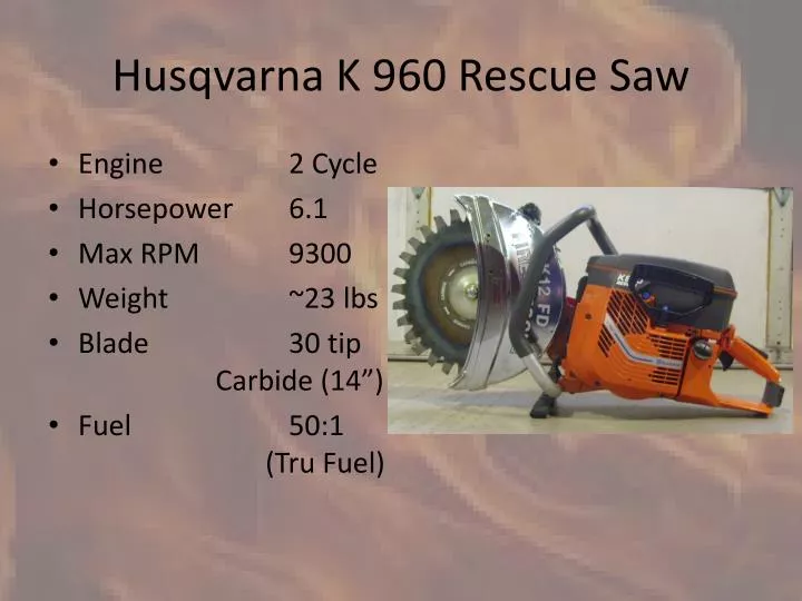 husqvarna k 960 rescue saw