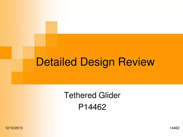 detailed design review