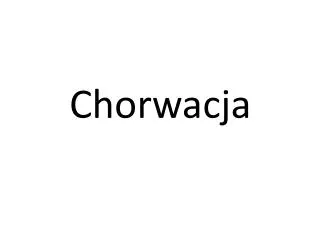 Chorwacja