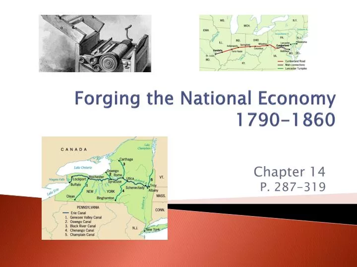 forging the national economy 1790 1860