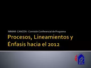 immar cancen comisi n conferencial de programa