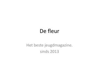 de fleur