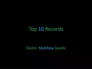 Top 10 Records