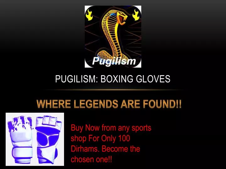 pugilism boxing gloves