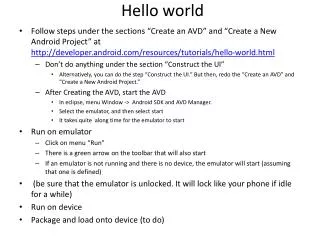 hello world