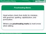 Proofreading Marks