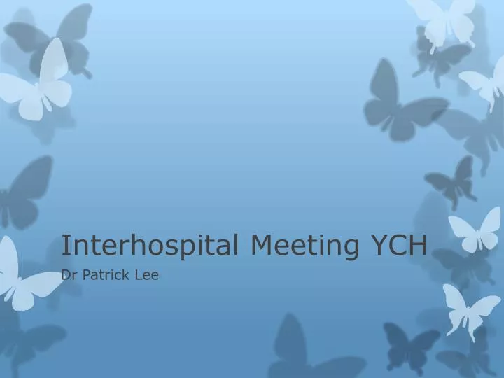 interhospital meeting ych
