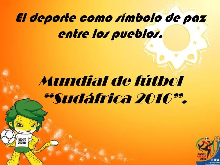 el deporte como s mbolo de paz entre los pueblos