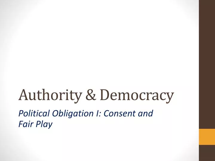 authority democracy