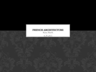 French Architecture