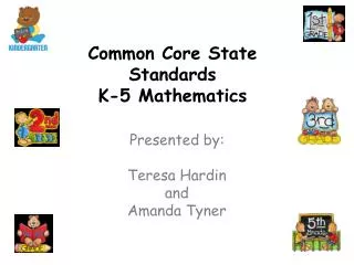 Common Core State Standards K-5 Mathematics