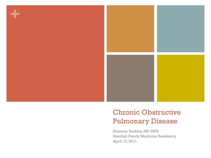 chronic obstructive pulmonary disease