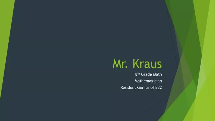 mr kraus