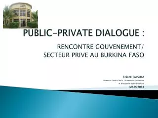 public private dialogue