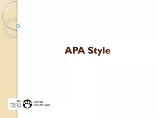 APA Style