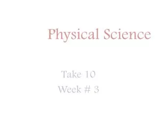 Physical Science