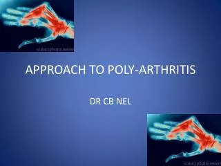 APPROACH TO POLY-ARTHRITIS